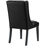 Baronet Vinyl Dining Chair Black EEI-3923-BLK
