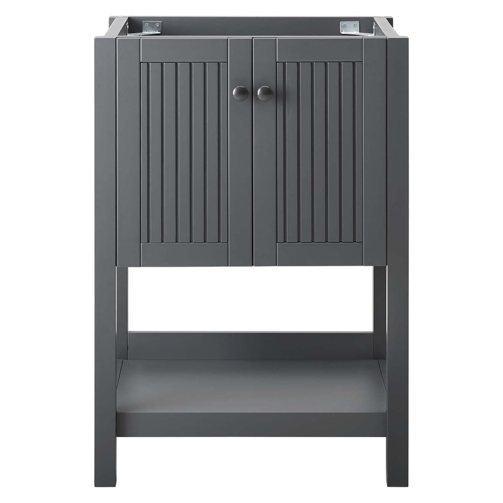 Steam 23" Bathroom Vanity Cabinet (Sink Basin Not Included) Gray EEI-3942-GRY