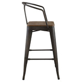 Modway Furniture Promenade Bar Stool Set of 2 Brown 21 x 41 x 41.5