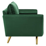 Revive Performance Velvet Sofa Emerald EEI-3988-EME