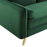 Revive Performance Velvet Sofa Emerald EEI-3988-EME