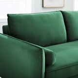 Revive Performance Velvet Sofa Emerald EEI-3988-EME