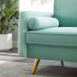 Revive Performance Velvet Sofa Mint EEI-3988-MIN