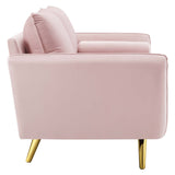 Revive Performance Velvet Sofa Pink EEI-3988-PNK