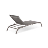 Savannah Outdoor Patio Mesh Chaise Lounge Set of 2 Gray EEI-4005-GRY