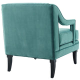 Concur Living Room Set Performance Velvet Set of 2 Teal EEI-4026-TEA