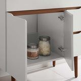 Harvest 36" Bathroom Vanity Cabinet (Sink Basin Not Included) Gray Walnut EEI-4044-GRY-WAL