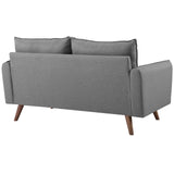 Revive Upholstered Fabric Sofa and Loveseat Set Light gray EEI-4047-LGR-SET
