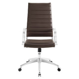 Jive Highback Office Chair Brown EEI-4135-BRN