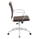 Jive Mid Back Office Chair Brown EEI-4136-BRN