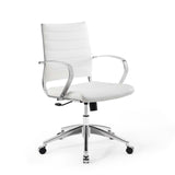 Jive Mid Back Office Chair White EEI-4136-WHI