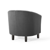 Prospect Performance Velvet Armchair Charcoal EEI-4137-CHA