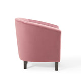 Prospect Performance Velvet Armchair Dusty Rose EEI-4137-DUS