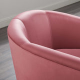 Prospect Performance Velvet Armchair Dusty Rose EEI-4137-DUS