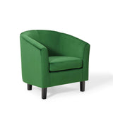 Prospect Performance Velvet Armchair Emerald EEI-4137-EME