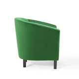 Prospect Performance Velvet Armchair Emerald EEI-4137-EME