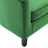 Prospect Performance Velvet Armchair Emerald EEI-4137-EME