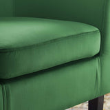 Prospect Performance Velvet Armchair Emerald EEI-4137-EME