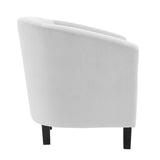 Prospect Performance Velvet Armchair Light Gray EEI-4137-LGR