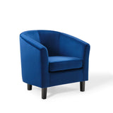 Prospect Performance Velvet Armchair Navy EEI-4137-NAV