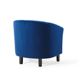 Prospect Performance Velvet Armchair Navy EEI-4137-NAV