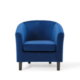 Prospect Performance Velvet Armchair Navy EEI-4137-NAV