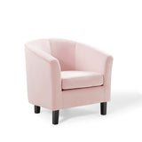 Prospect Performance Velvet Armchair Pink EEI-4137-PNK