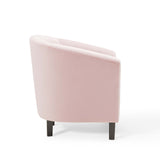 Prospect Performance Velvet Armchair Pink EEI-4137-PNK