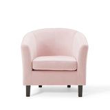 Prospect Performance Velvet Armchair Pink EEI-4137-PNK