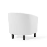 Prospect Performance Velvet Armchair White EEI-4137-WHI