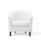 Prospect Performance Velvet Armchair White EEI-4137-WHI