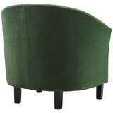 Prospect Channel Tufted Performance Velvet Loveseat and Armchair Set Emerald EEI-4146-EME-SET