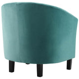 Prospect Channel Tufted Performance Velvet Loveseat and Armchair Set Teal EEI-4146-TEA-SET