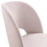 Rouse Performance Velvet Dining Side Chair Pink EEI-4212-PNK