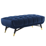 Adept 47.5" Performance Velvet Bench Midnight Blue EEI-4242-MID