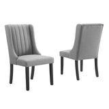 Renew Parsons Fabric Dining Side Chairs - Set of 2 Light Gray EEI-4245-LGR