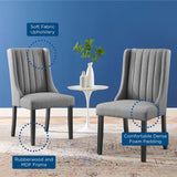 Renew Parsons Fabric Dining Side Chairs - Set of 2 Light Gray EEI-4245-LGR