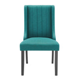 Renew Parsons Fabric Dining Side Chairs - Set of 2 Teal EEI-4245-TEA