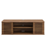 Render 46" Wall-Mount Media Console TV Stand Walnut EEI-4266-WAL