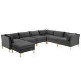 Ardent 7-Piece Performance Velvet Sectional Sofa