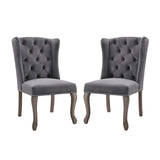 Apprise Side Chair Performance Velvet Set of 2