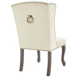 Apprise Side Chair Performance Velvet Set of 2 Ivory EEI-4293-IVO