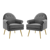 Revive Armchair Performance Velvet Set of 2