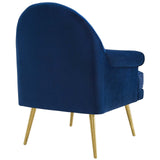 Revive Armchair Performance Velvet Set of 2 Navy EEI-4295-NAV