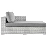 Convene Outdoor Patio Right Chaise Light Gray Gray EEI-4304-LGR-GRY