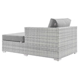 Convene Outdoor Patio Right Chaise Light Gray Gray EEI-4304-LGR-GRY