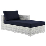 Convene Outdoor Patio Right Chaise Light Gray Navy EEI-4304-LGR-NAV