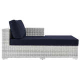 Convene Outdoor Patio Right Chaise Light Gray Navy EEI-4304-LGR-NAV