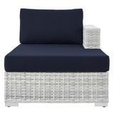 Convene Outdoor Patio Right Chaise Light Gray Navy EEI-4304-LGR-NAV