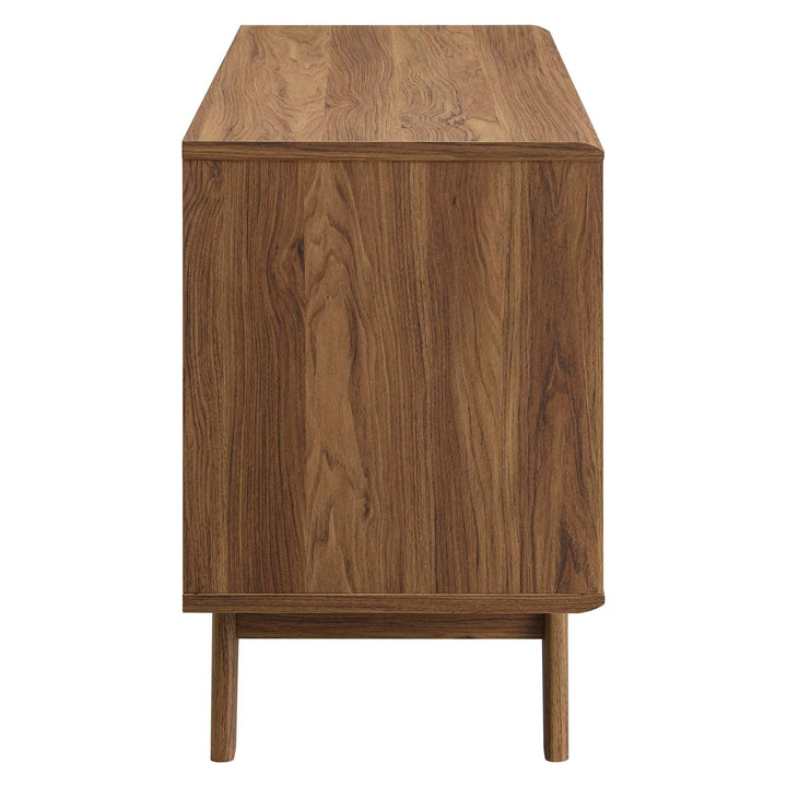 Terrarium Display End Table – English Elm